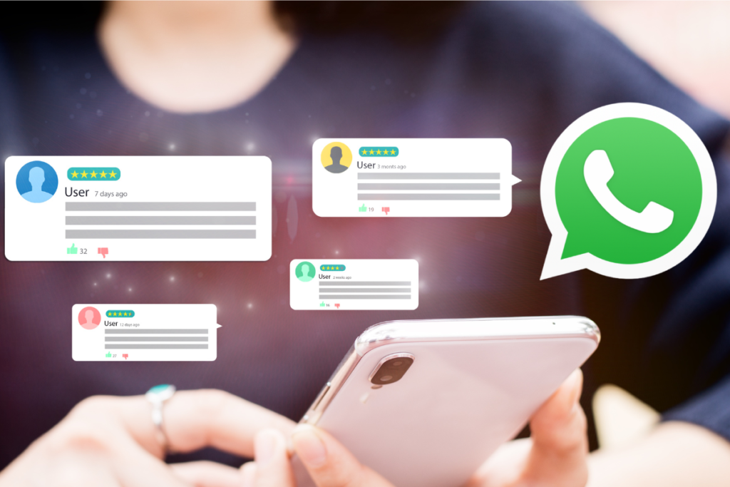 Whatsapp per feedback online